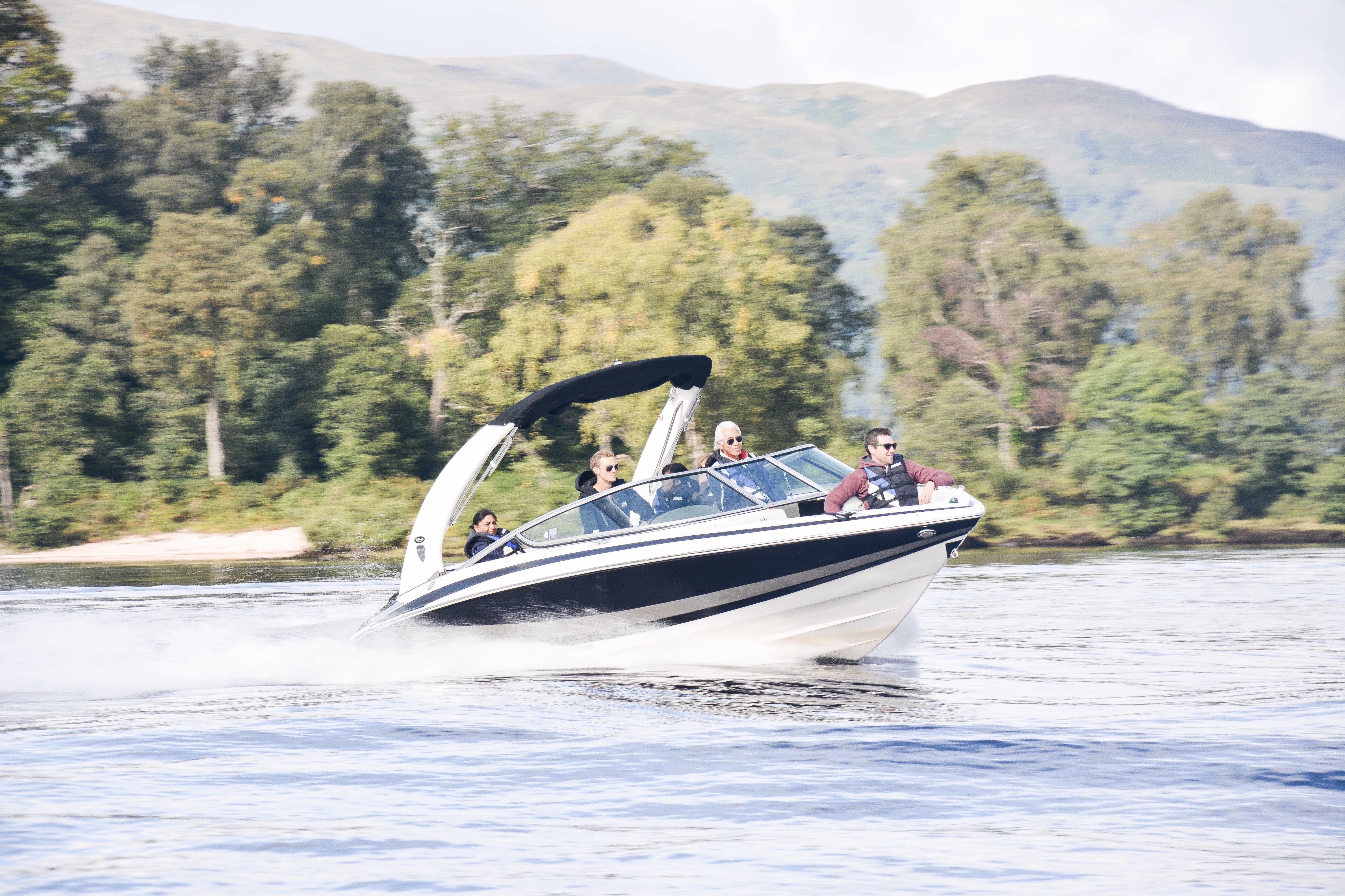Speedboat Tours and other activities at Portnellan Farm, Loch Lomond